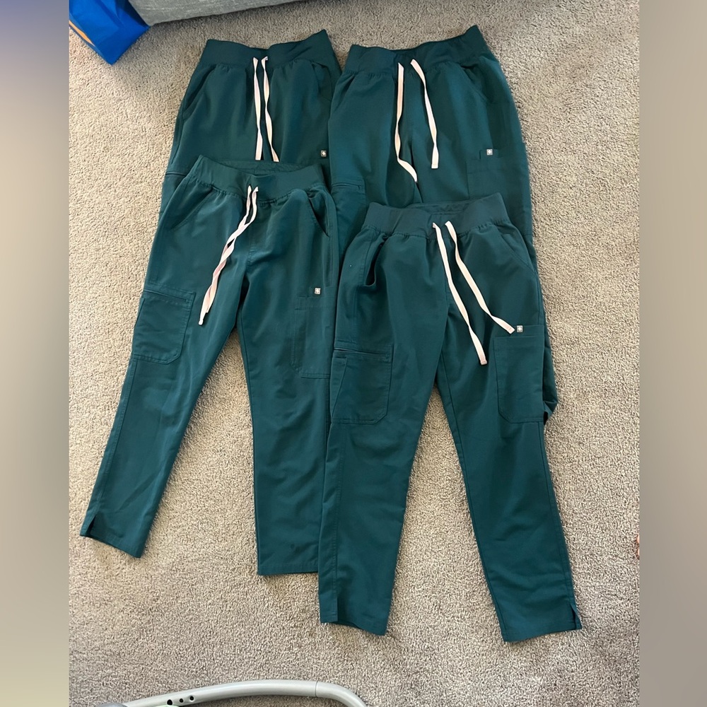 High Waisted Yola Skinny Scrub Pants